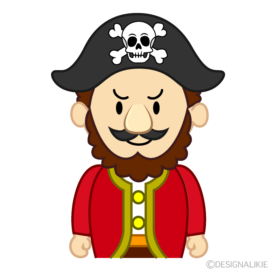 海賊キャラの無料イラスト素材 イラストイメージ