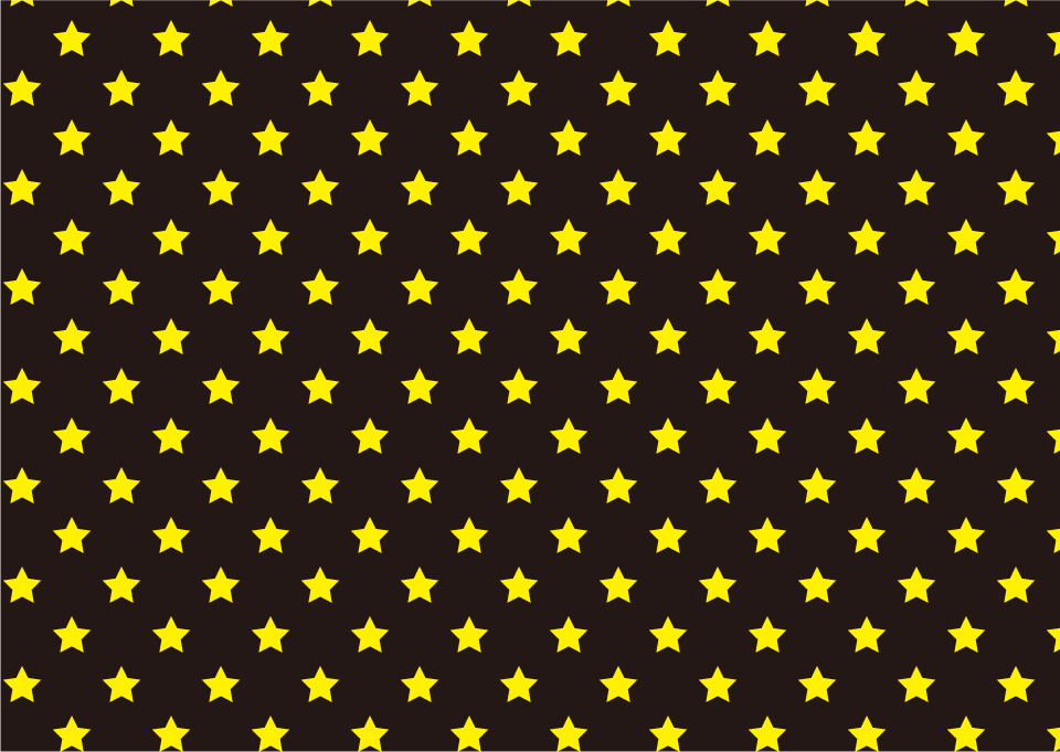 星パターン柄イラストのフリー素材 イラストイメージ