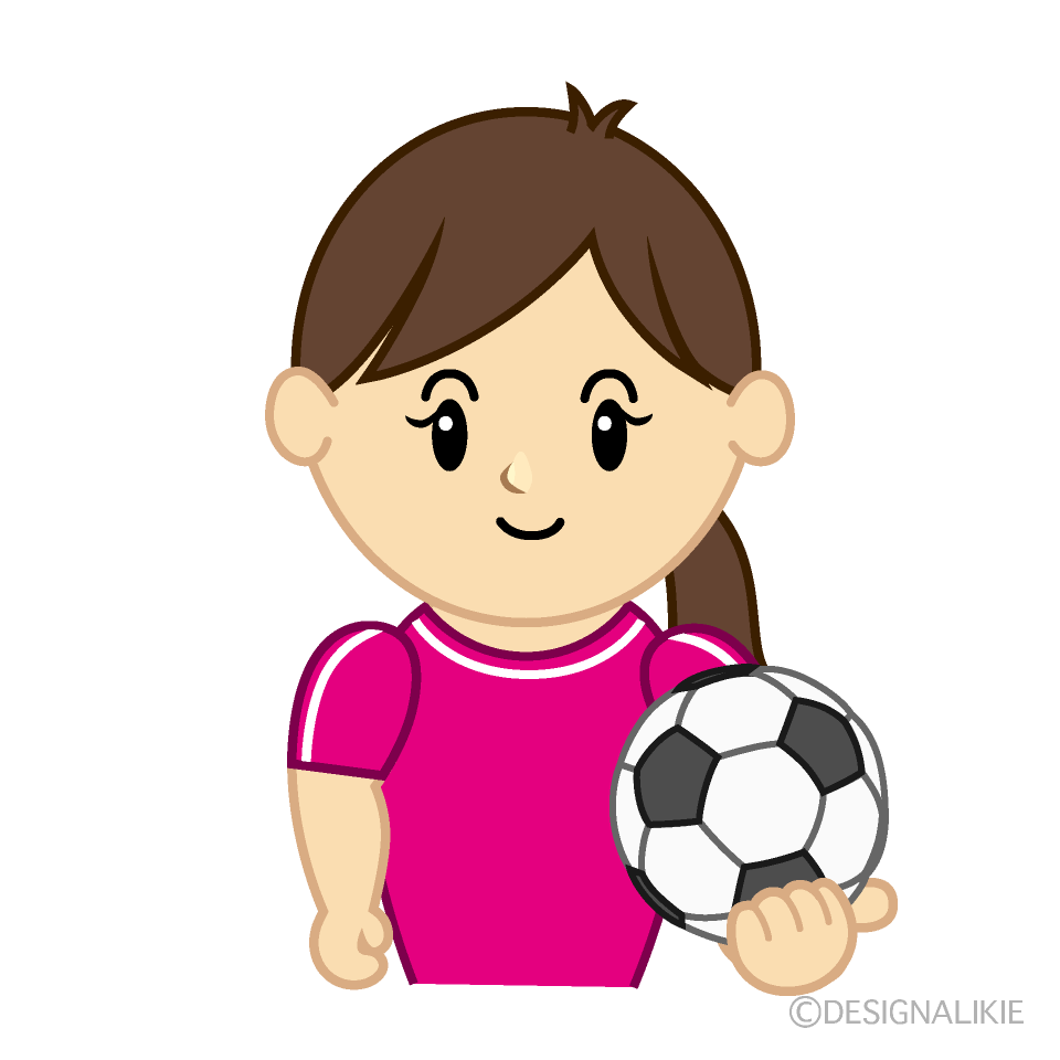 女子サッカーキャラ