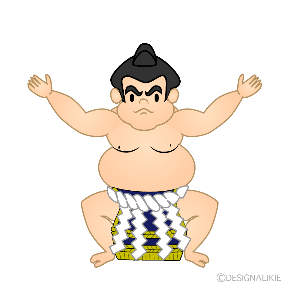 相撲の横綱イラストのフリー素材｜イラストイメージ