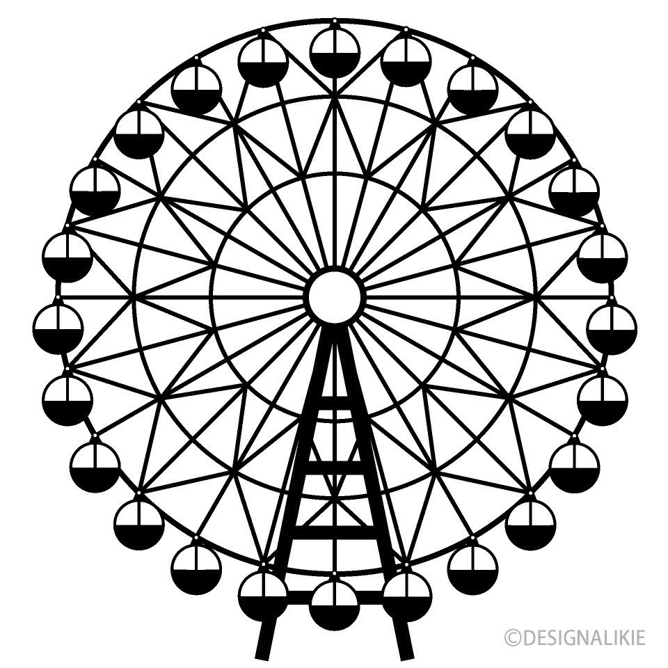 観覧 車 シルエット Nobenanafukunaruqqp