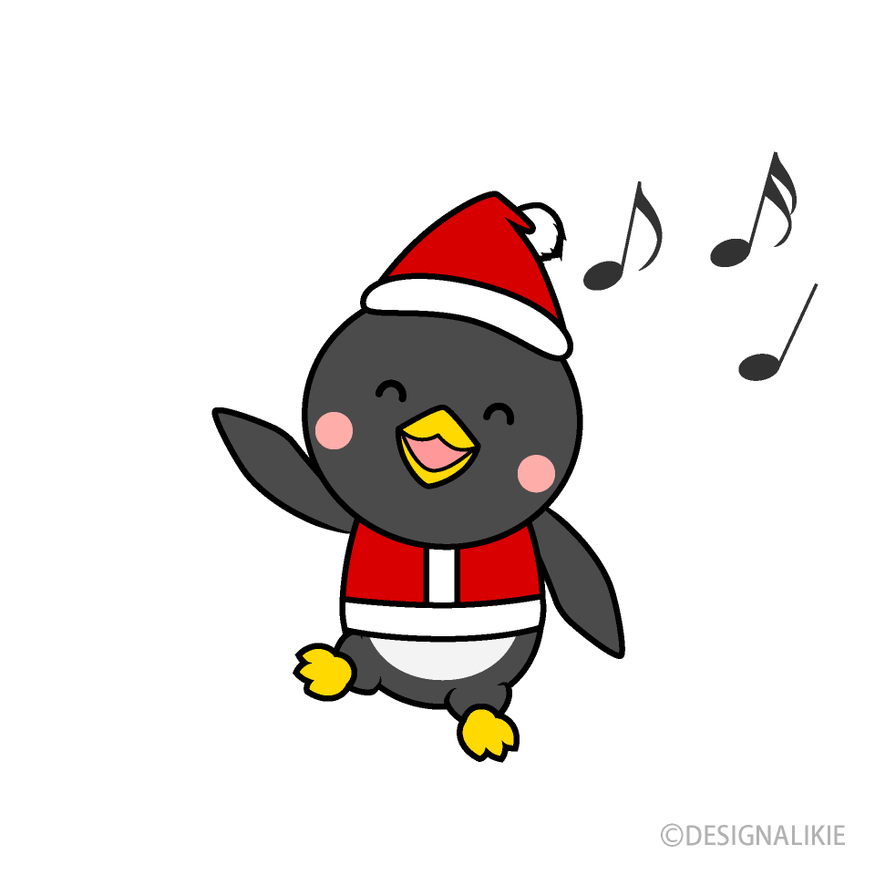 クリスマスのペンギンキャラ