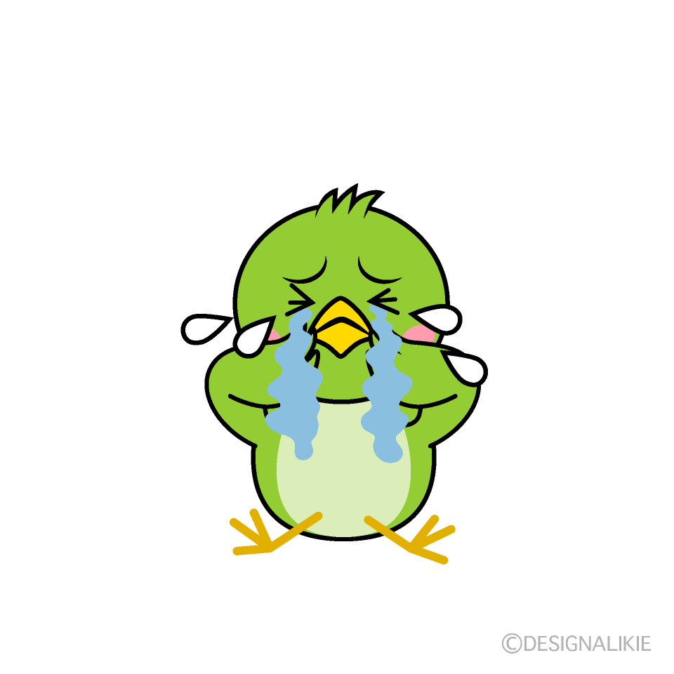泣く小鳥キャラ