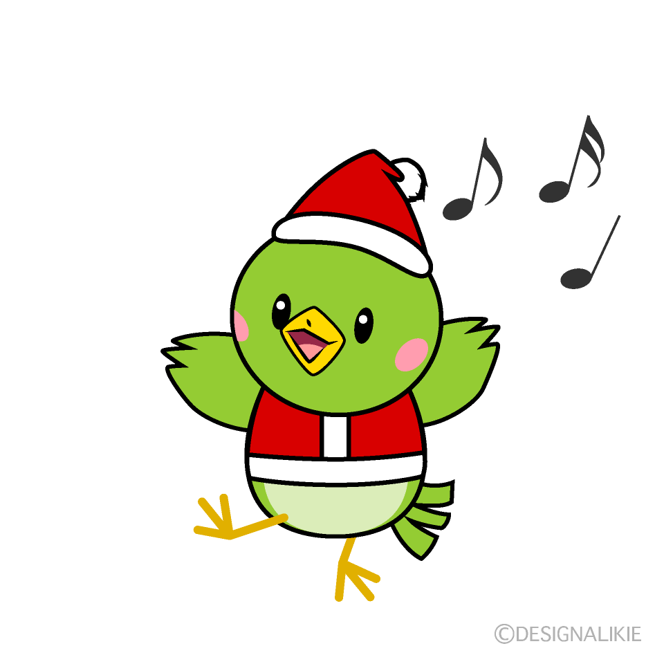 クリスマスの小鳥キャラ