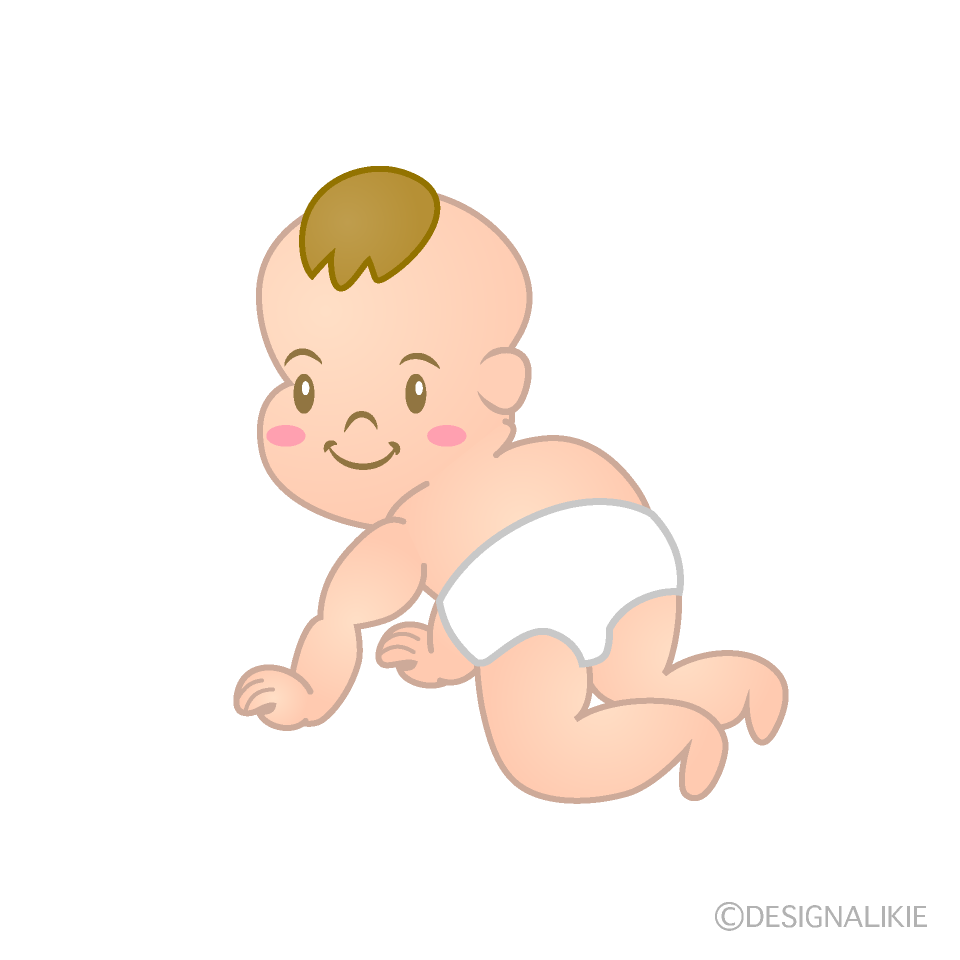 赤ちゃんの無料イラスト素材 イラストイメージ