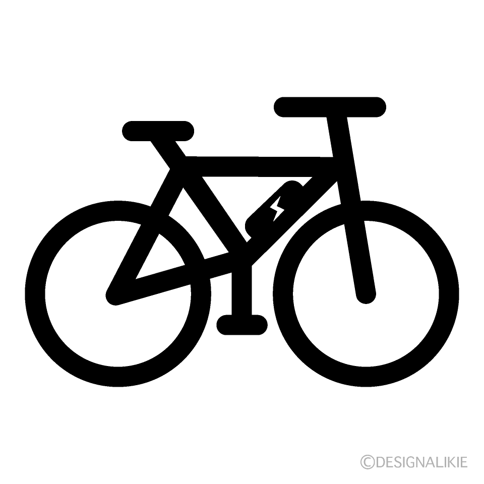 電動自転車イラストのフリー素材 イラストイメージ