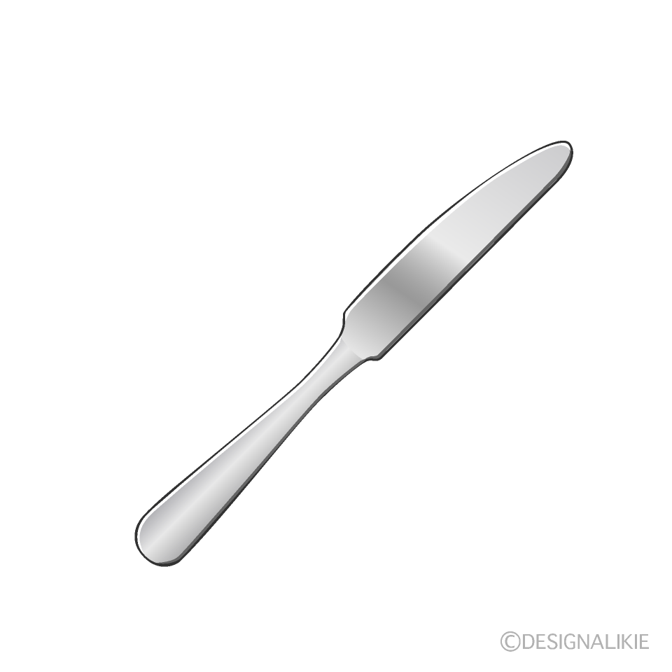食器のナイフの無料イラスト素材 イラストイメージ