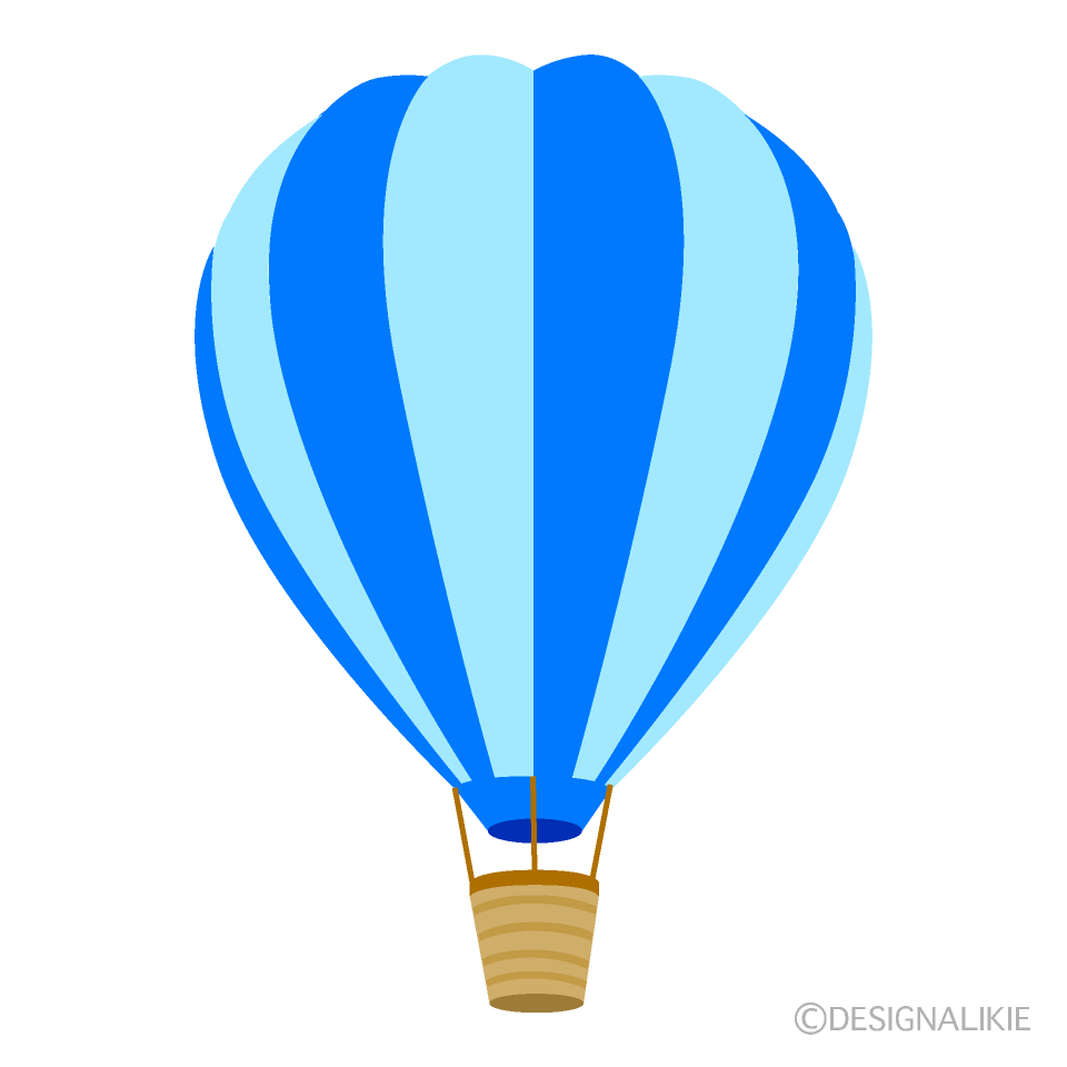 水色の気球