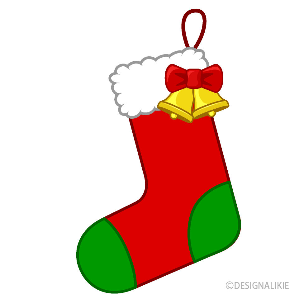 クリスマスベルの靴下