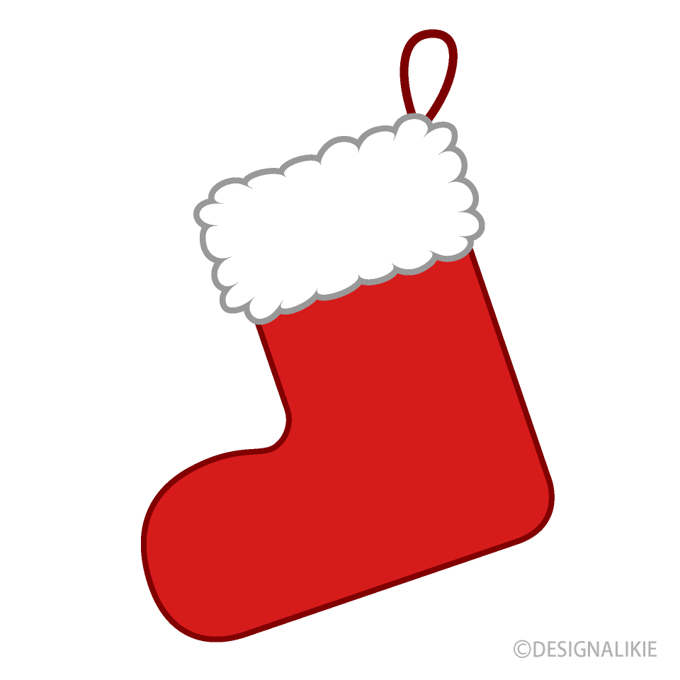 クリスマス長靴イラストのフリー素材 イラストイメージ