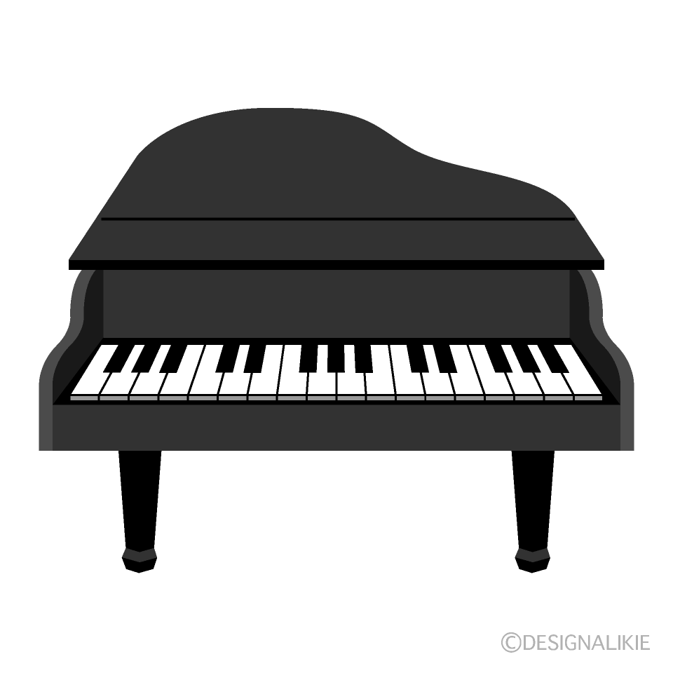 簡易ピアノ（正面）