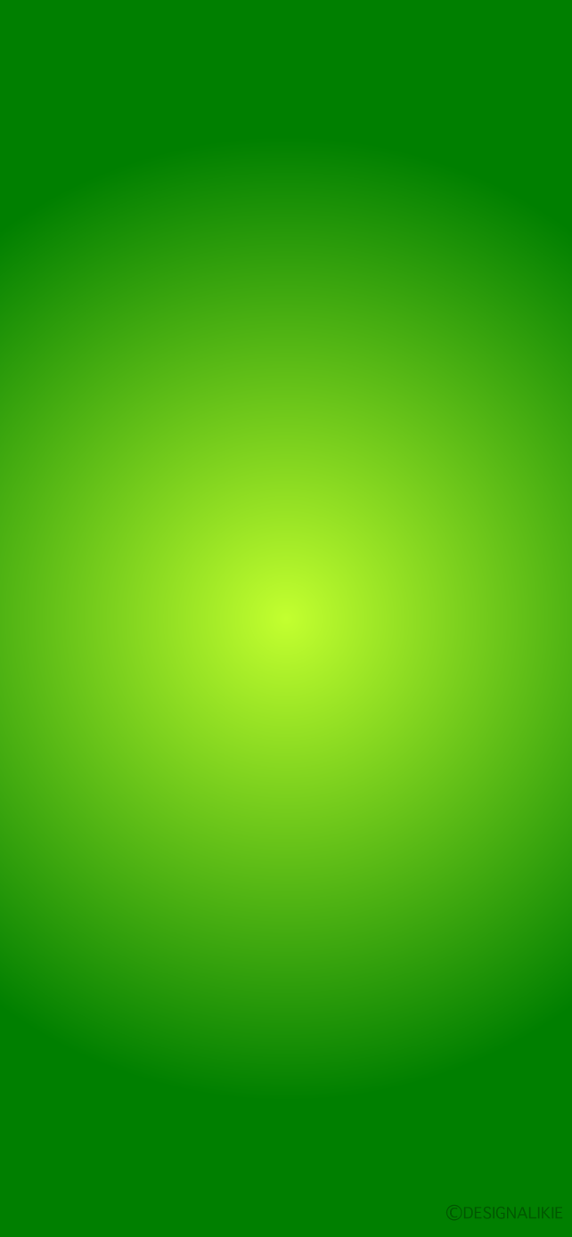 黄緑グラデーションのiPhone壁紙