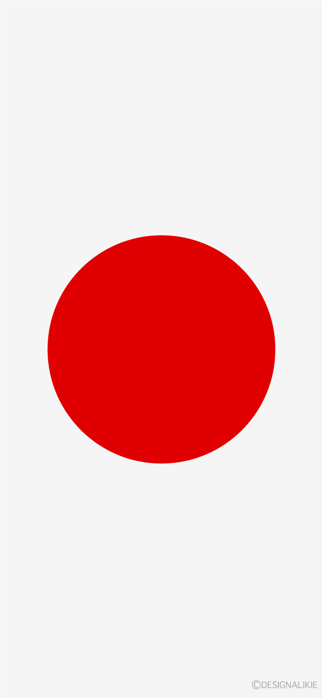 日本国旗 Iphone壁紙イラストのフリー素材 イラストイメージ