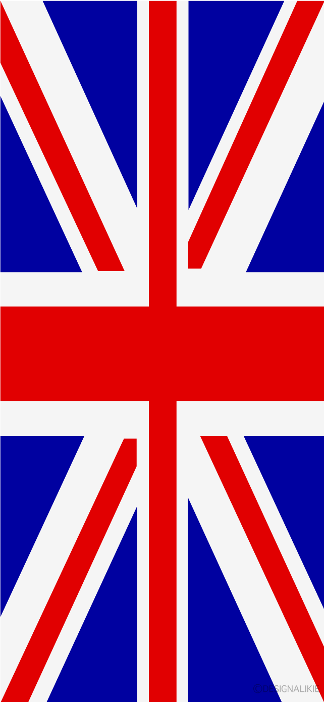 イギリス国旗 Iphone壁紙イラストのフリー素材 イラストイメージ