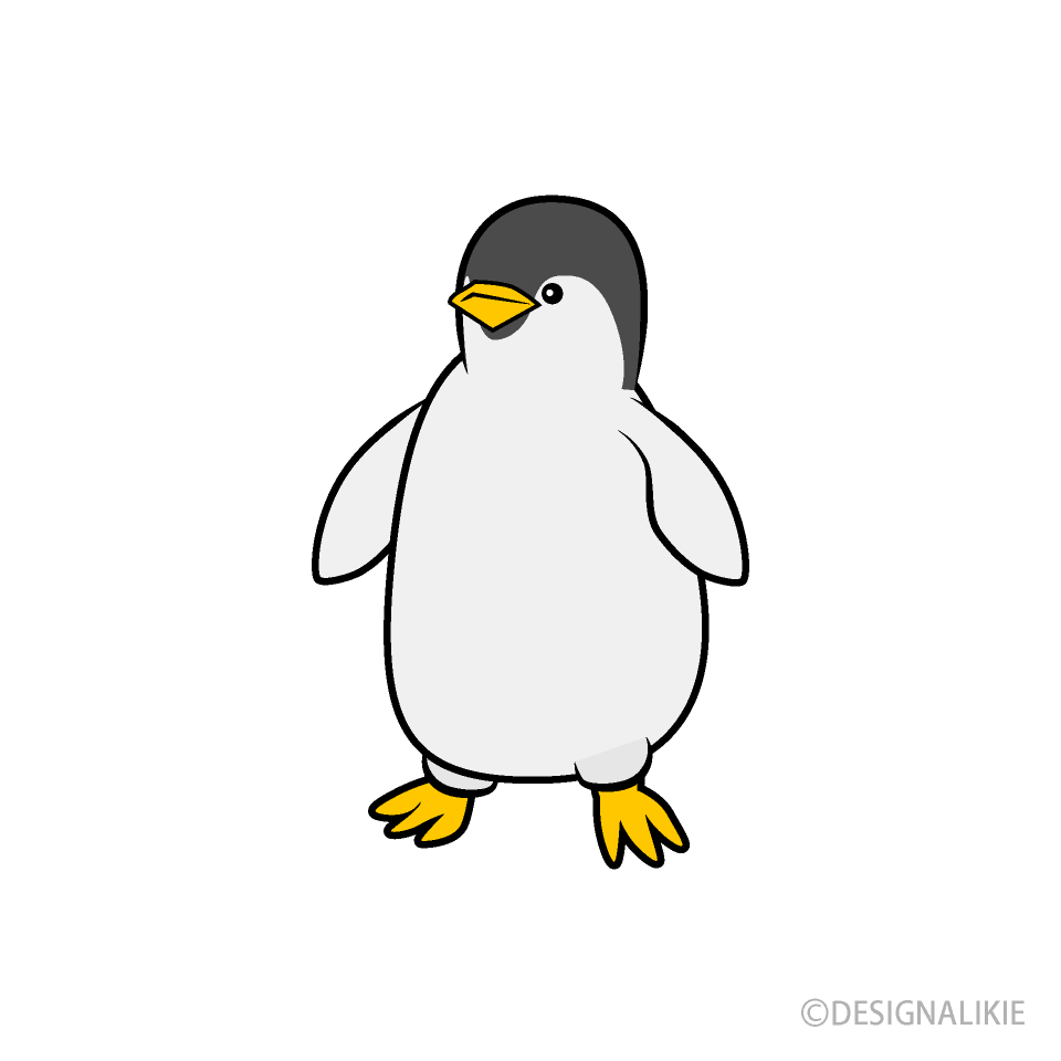 子供のペンギンイラストのフリー素材 イラストイメージ
