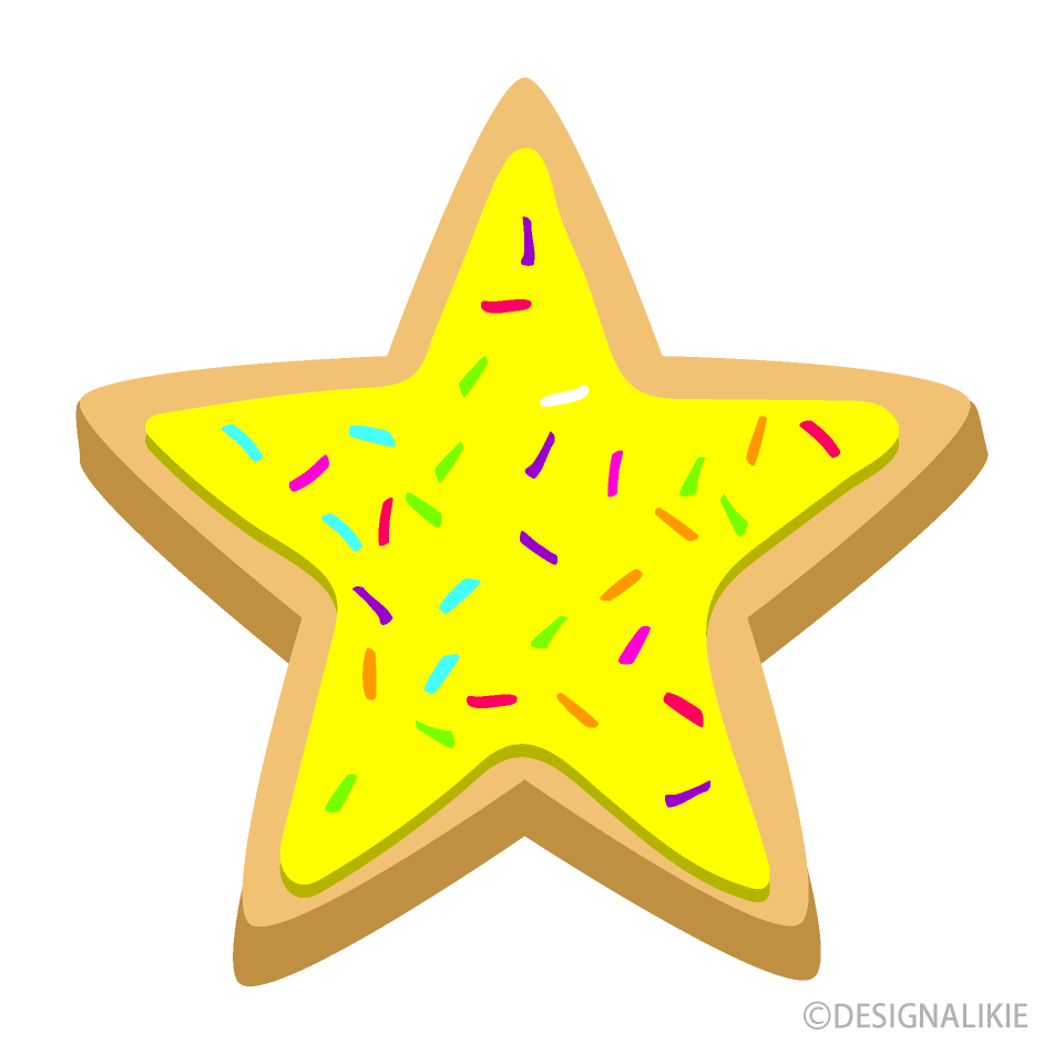 黄色の星クッキー