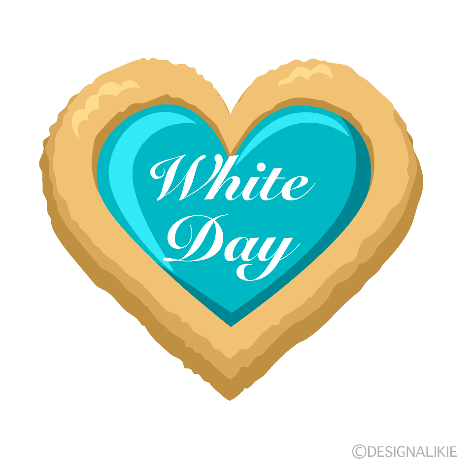 White Day ハートクッキー