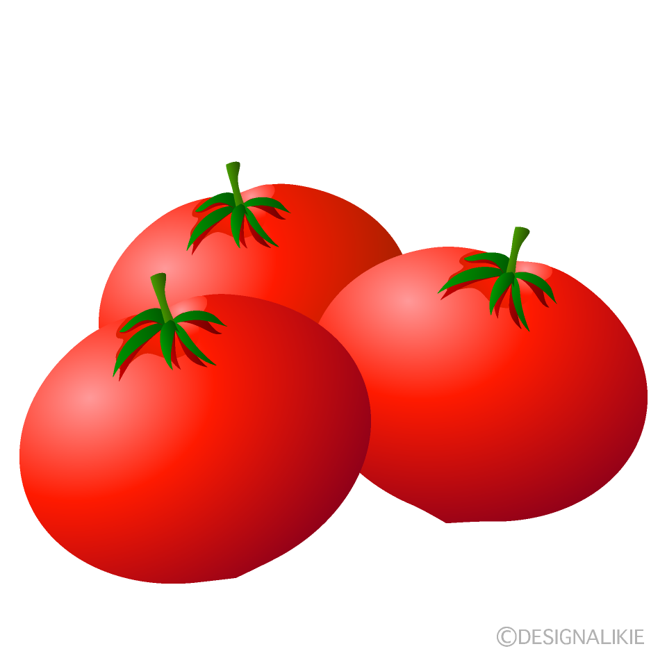 ３個のトマト