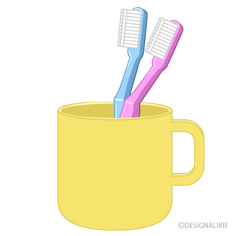 コップの歯ブラシ