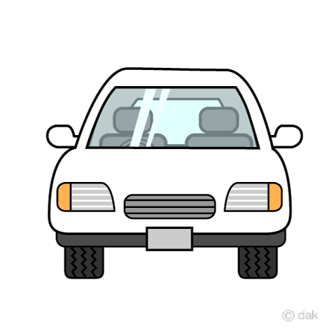 車 イラスト 正面 無料 Kuruma