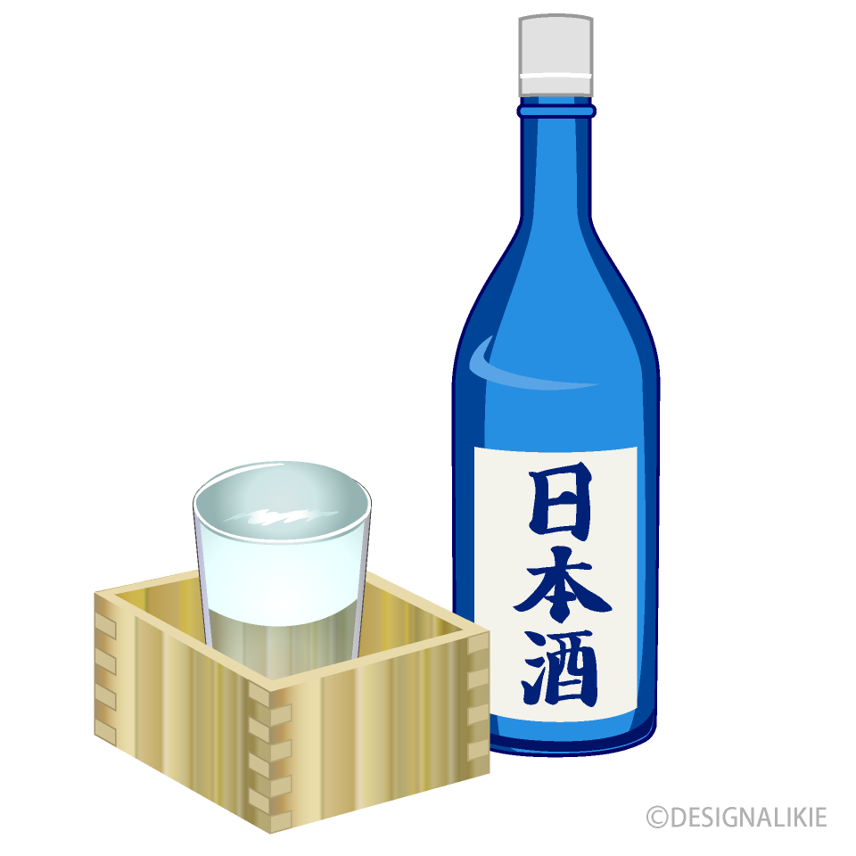 枡酒と日本酒