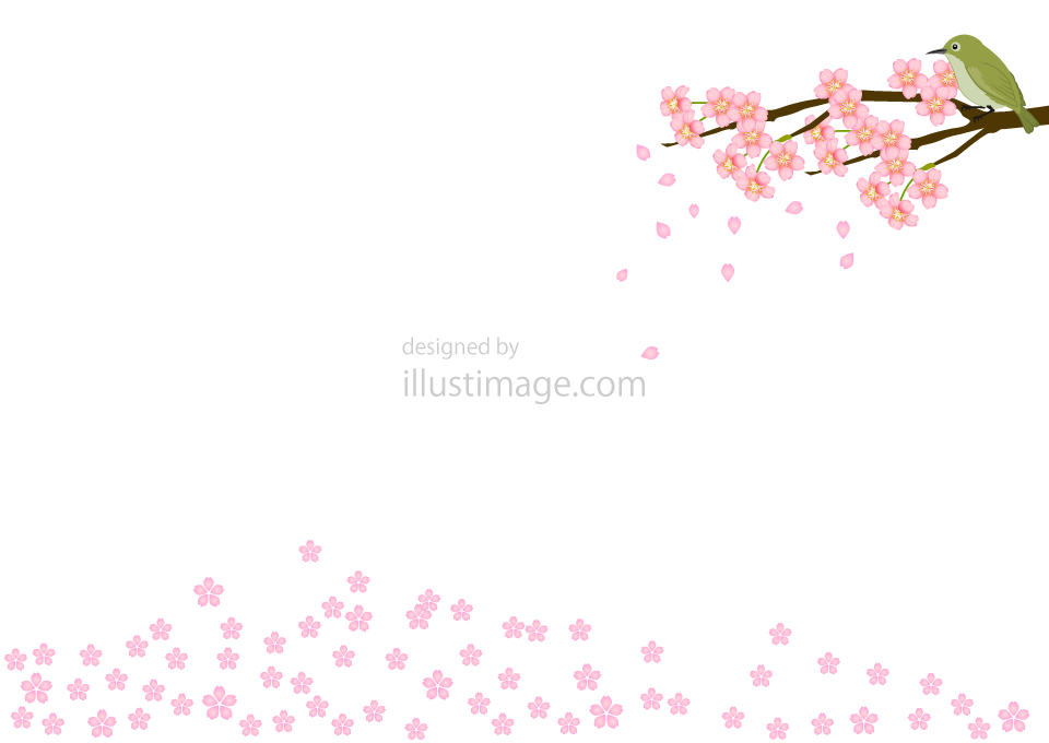 ぜいたく桜 ライン イラスト 無料 かわいいディズニー画像