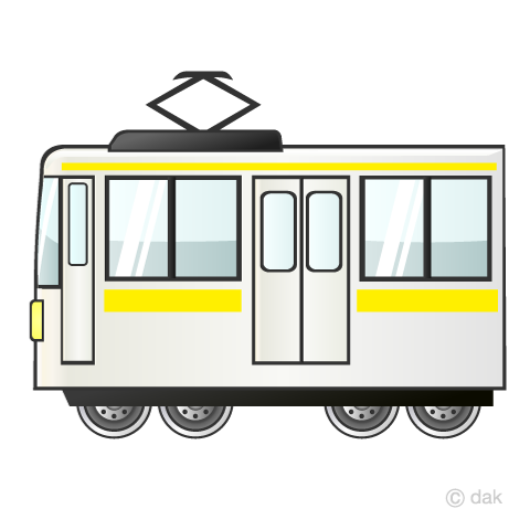 Jr総武線の電車イラストのフリー素材 イラストイメージ