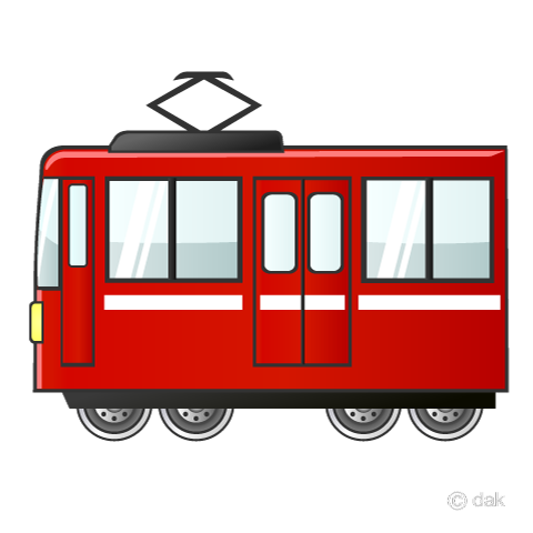 京浜急行の電車の無料イラスト素材 イラストイメージ