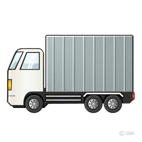 大型トラックの無料イラスト素材 イラストイメージ