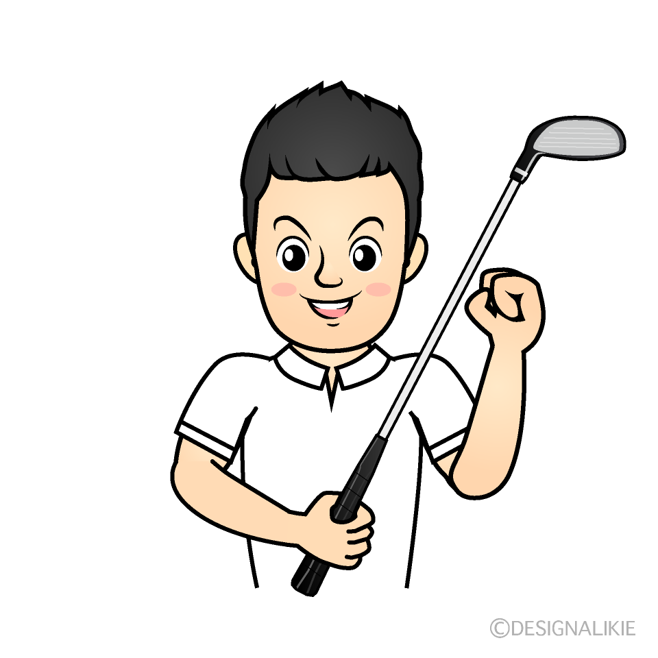 男子ゴルフ選手