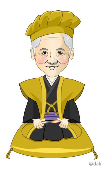 傘寿 米寿祝いのお爺ちゃんイラストのフリー素材 イラストイメージ