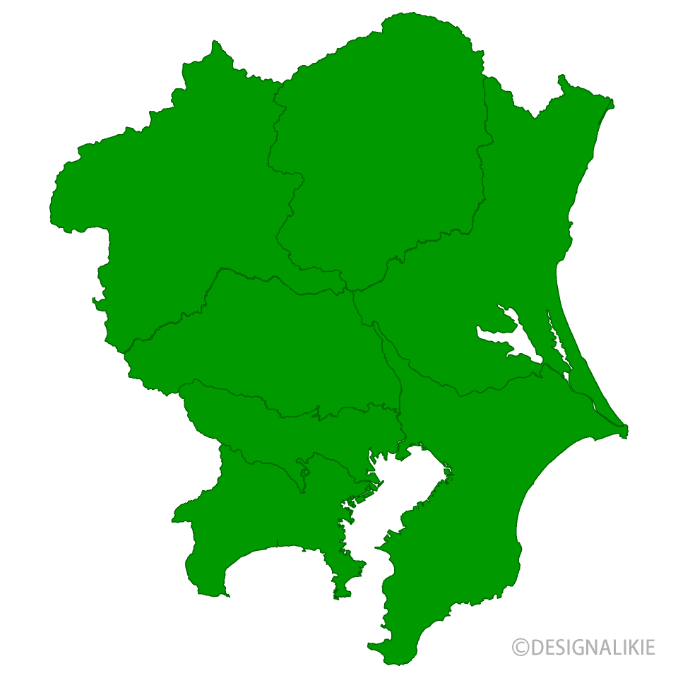 心に強く訴える関東 地図 フリー かわいいディズニー画像