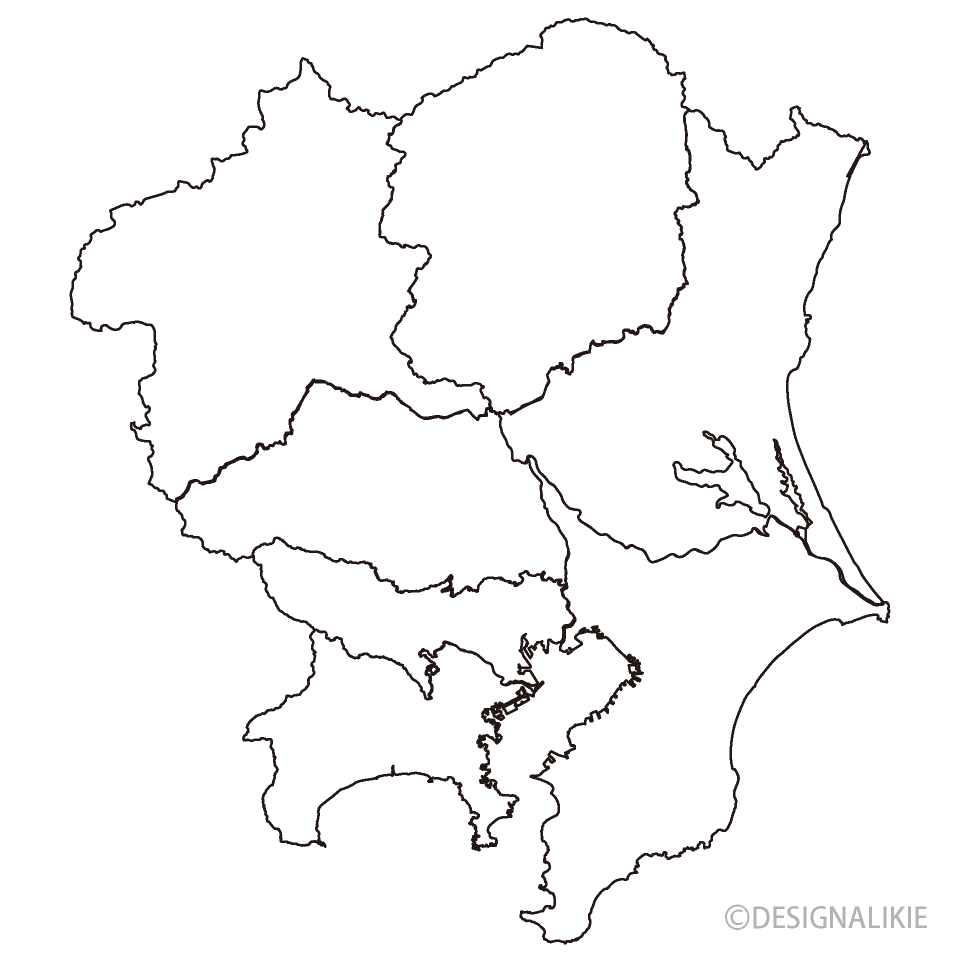 地図 関東 地方 伊能中図 関東