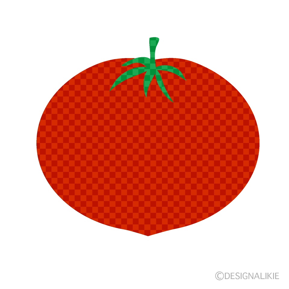 トマト（チェック柄）