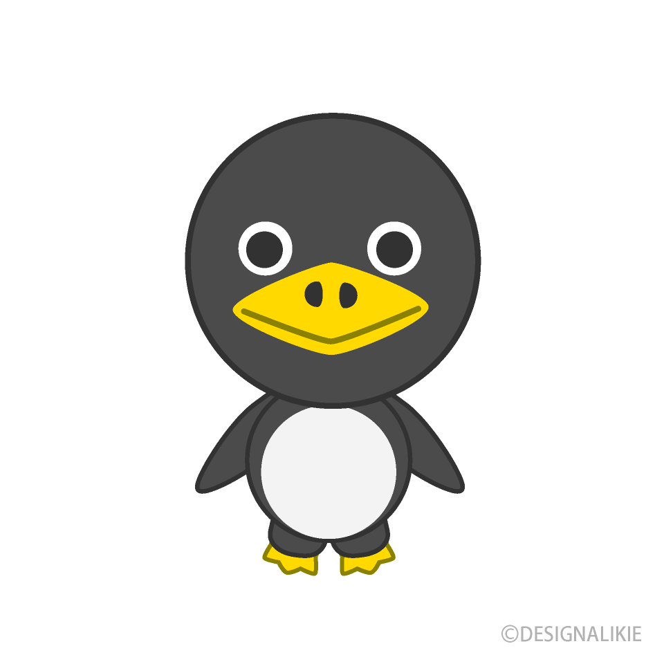 ペンギンキャラの無料イラスト素材 イラストイメージ