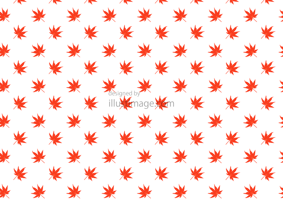 紅葉パターンの壁紙イラストのフリー素材 イラストイメージ