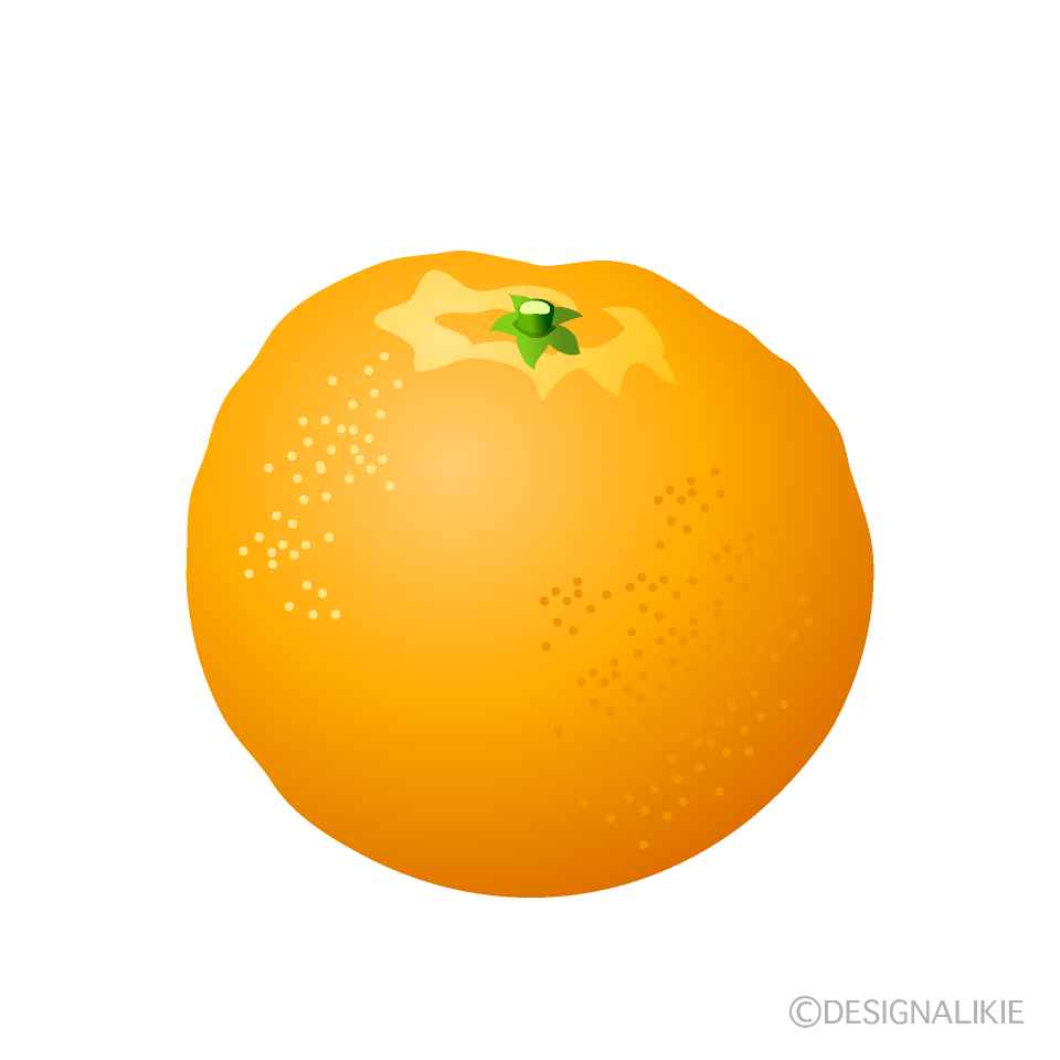 オレンジイラストのフリー素材 イラストイメージ