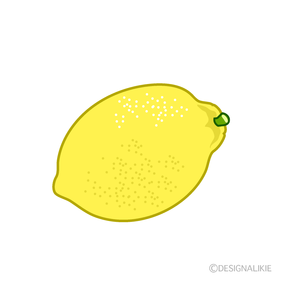 可愛いレモンキャラクターイラストのフリー素材 イラストイメージ