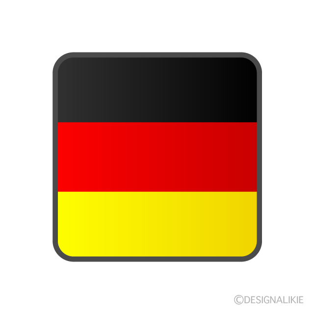 ドイツ国旗アイコンの無料イラスト素材 イラストイメージ