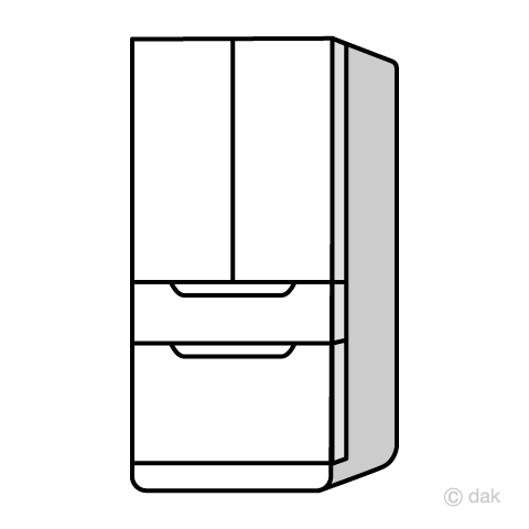 最も人気のある 冷蔵庫 イラスト かわいい かっこいい無料イラスト素材集