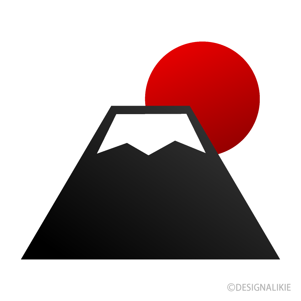 富士山と初日の出マーク