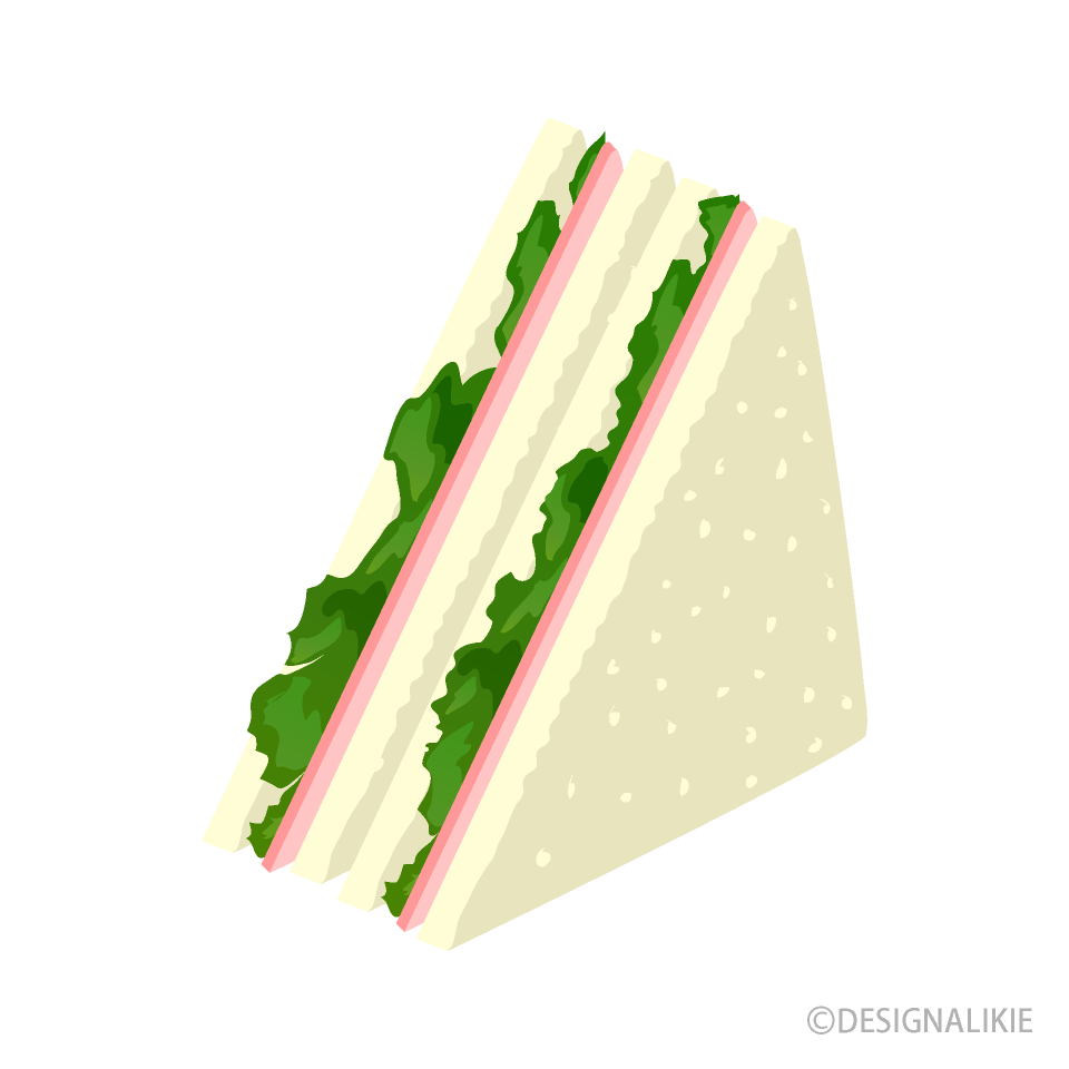 ハムのサンドイッチ
