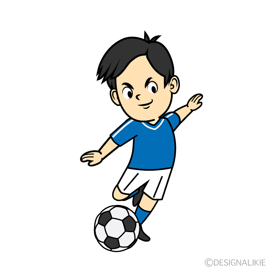 いろいろ シュート サッカー イラスト かっこいい