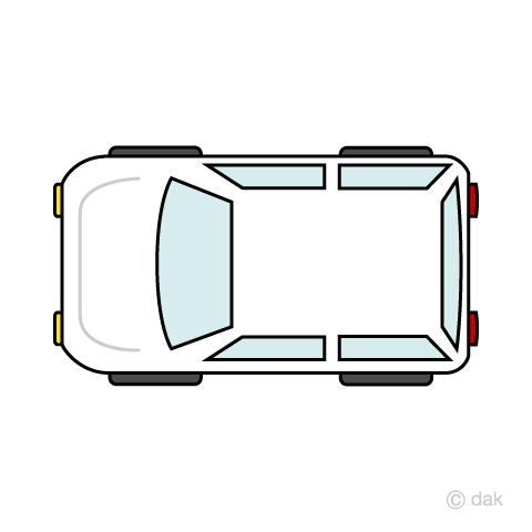 車 上から見た Kuruma