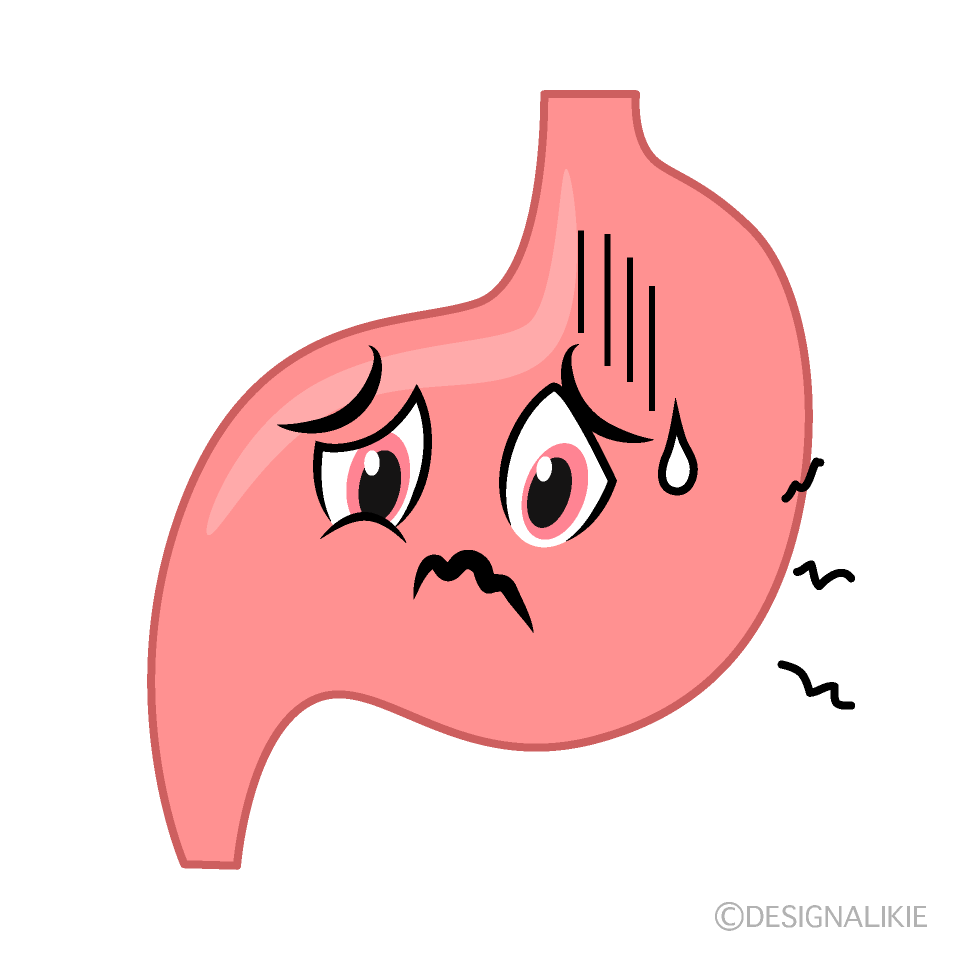 胃痛の無料イラスト素材｜イラストイメージ