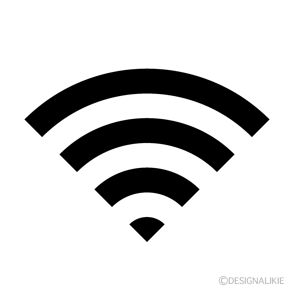 白黒WiFiマーク