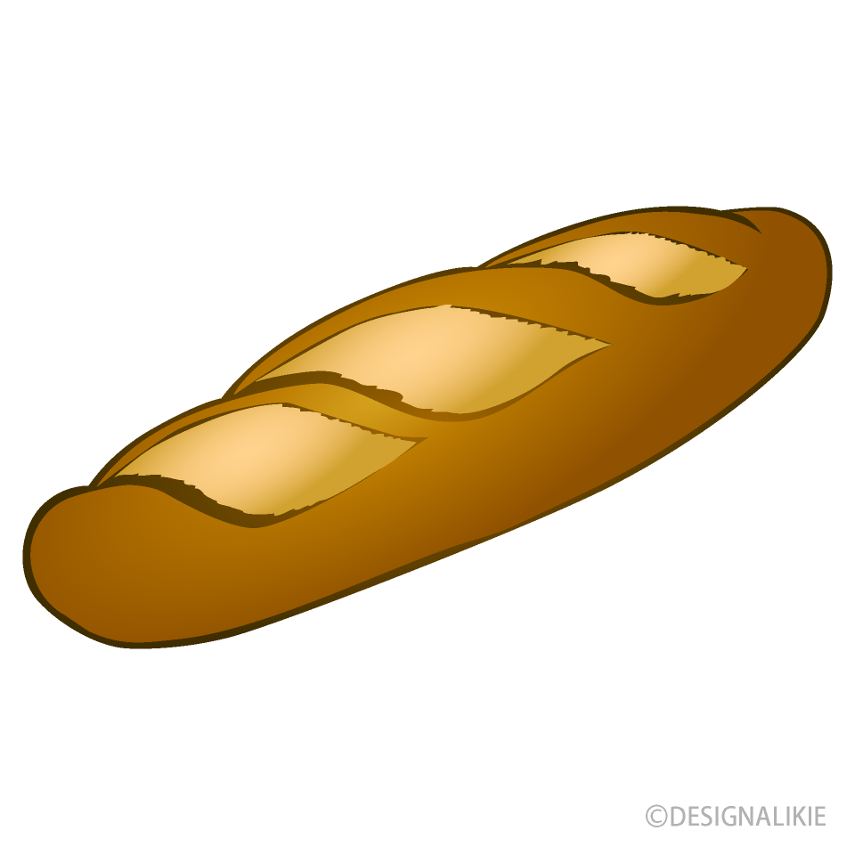 フランスパンの無料イラスト素材 イラストイメージ