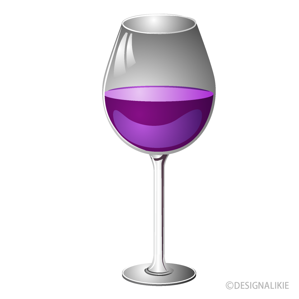 ワイングラスの無料イラスト素材 イラストイメージ