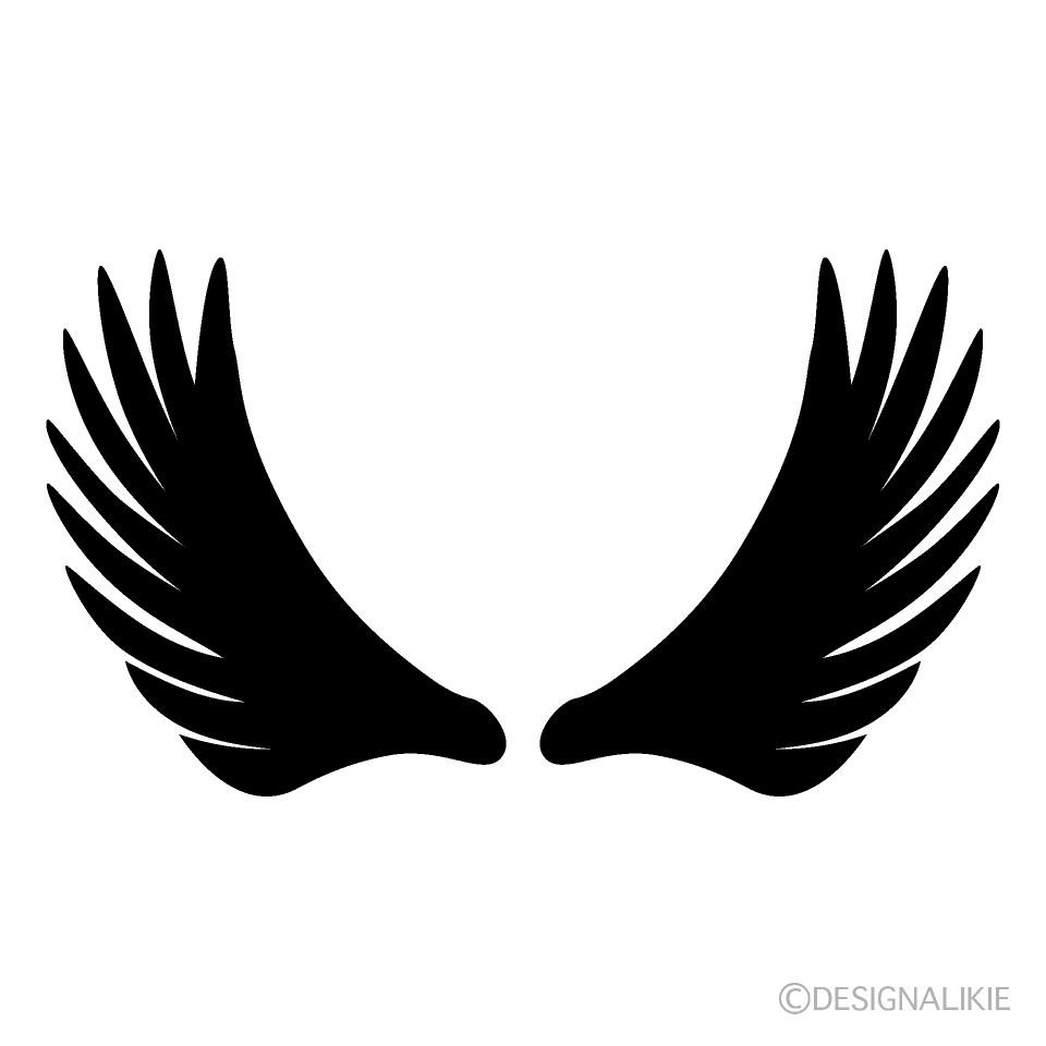 天使の翼イラストのフリー素材 イラストイメージ