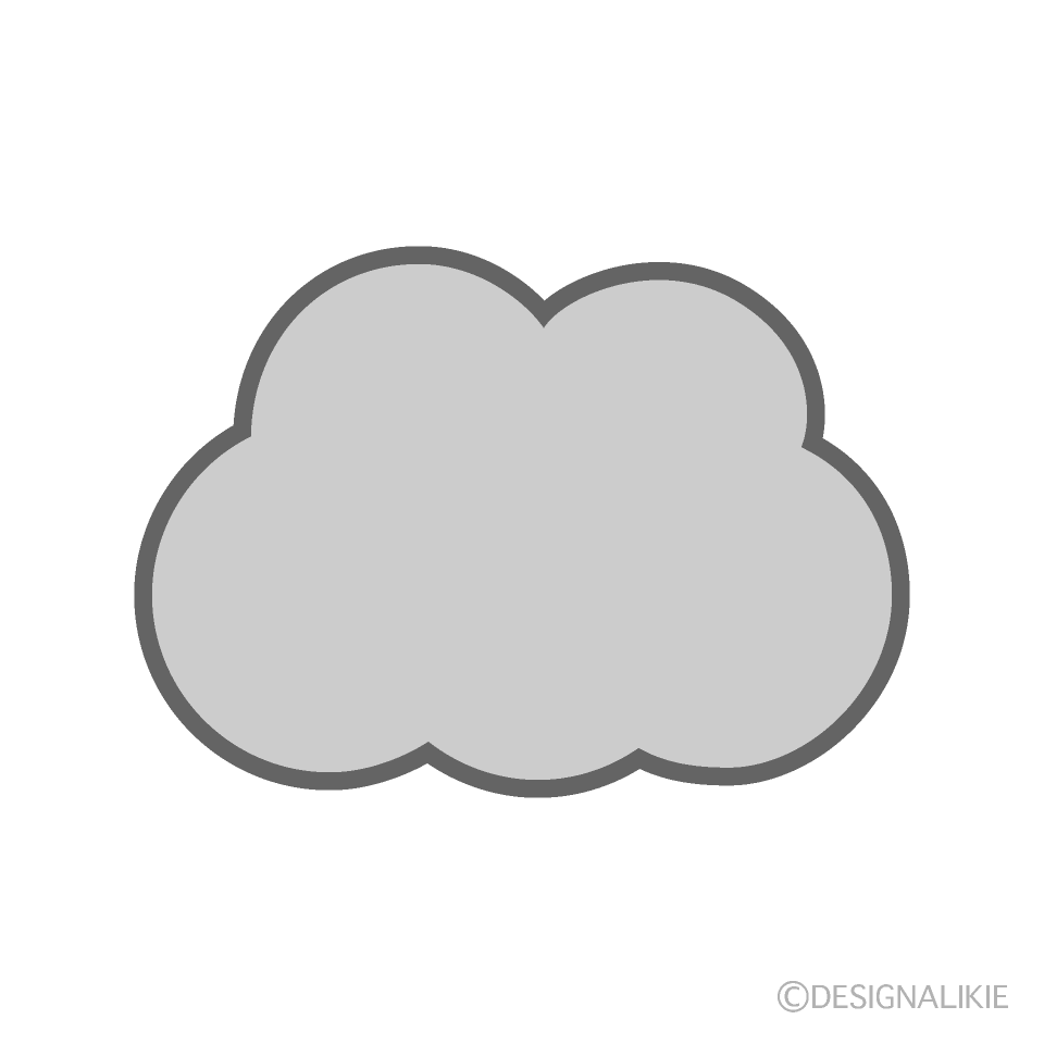 灰色の雲
